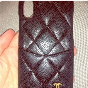 Authentic chanel iPhone X case